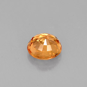 Sapphire Gemstone in 6 mm (calibrated) Size for Sale, Sapphire Stone in Yellow Orange Color