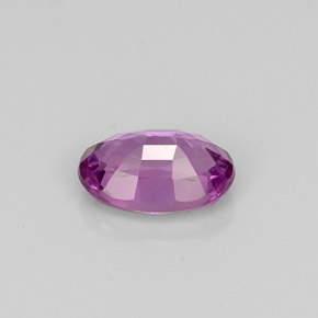 Sapphire Gemstone in 6 x 4.2 mm Size for Sale, Sapphire Stone in Pinkish Violet Color