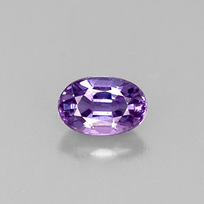 0.63 ct Violet Sapphire Gemstone, Sapphire Gem in Oval Facet Shape for Sale.