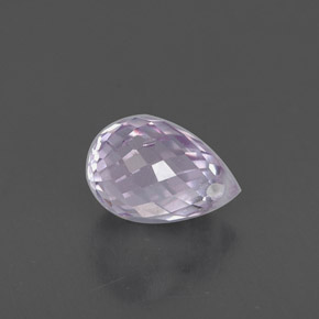 0.85 ct Violet Sapphire Gemstone, Sapphire Gem in Briolette with Hole Shape for Sale.