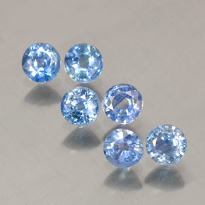 1.18 ct Blue Sapphire Gemstone, Sapphire Gem in Round Facet Shape for Sale.