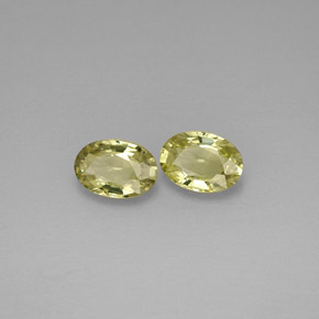 1.03 ct Green Sapphire Stone, Natural Sapphire in Oval Facet Shape for Sale