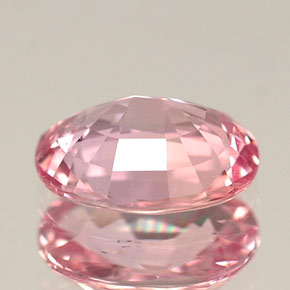 Sapphire Gemstone in 7.1 x 5.5 mm Size for Sale, Sapphire Stone in Pink Color