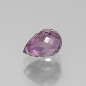 0.95 ct Violet Sapphire Gemstone, Sapphire Gem in Briolette with Hole Shape for Sale.