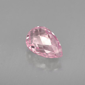 Sapphire Gemstone in 7 x 4.7 mm Size for Sale, Sapphire Stone in Light Pink Color