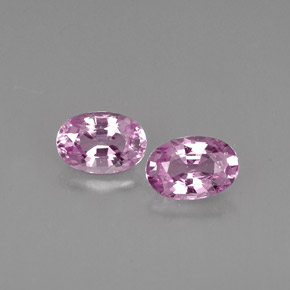 1.24 ct Pink Sapphire Gemstone, Sapphire Gem in Oval Facet Shape for Sale.