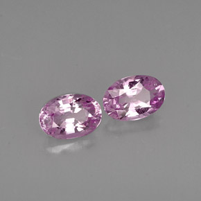 1.24 ct Pink Sapphire Stone, Natural Sapphire in Oval Facet Shape for Sale