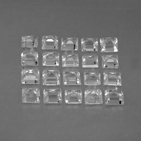 Sapphire Gemstone in 2.6 x 2.6 mm Size for Sale, Sapphire Stone in White Color