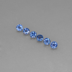1.11 ct Blue Sapphire Stone, Natural Sapphire in Round Facet Shape for Sale