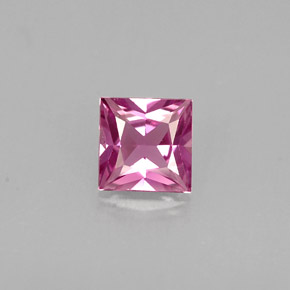 0.51 ct Violet Sapphire Gemstone, Sapphire Gem in Princess-Cut Shape for Sale.