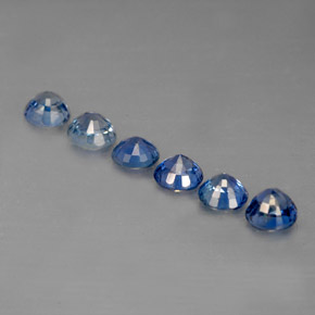 Sapphire Gemstone in 3.5 mm (calibrated) Size for Sale, Sapphire Stone in Light Blue Color