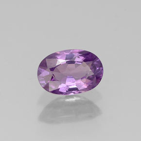 0.61 ct Violet Sapphire Stone, Natural Sapphire in Oval Facet Shape for Sale