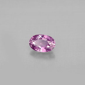 0.64 ct Violet Sapphire Stone, Natural Sapphire in Oval Facet Shape for Sale