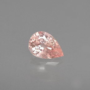 0.51 ct Pink Sapphire Gemstone, Sapphire Gem in Pear Facet Shape for Sale.