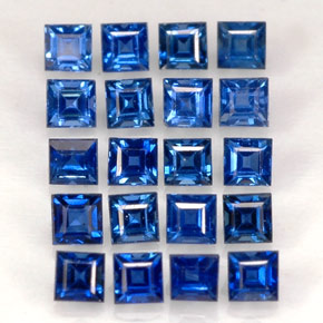 1.15 ct Blue Sapphire Stone, Natural Sapphire in Square Facet Shape for Sale