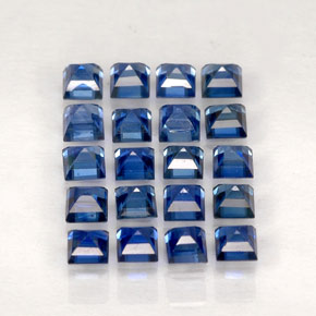 Sapphire Gemstone in 1.9 x 1.9 mm Size for Sale, Sapphire Stone in Cornflower Blue Color