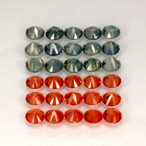 Sapphire Gemstone in 3 mm (calibrated) Size for Sale, Sapphire Stone in Multicolor Color