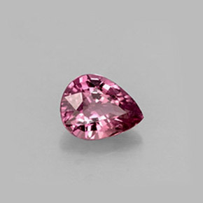 0.58 ct Pink Sapphire Stone, Natural Sapphire in Pear Facet Shape for Sale