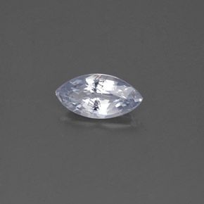 0.48 ct Blue Sapphire Stone, Natural Sapphire in Marquise Facet Shape for Sale