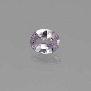 0.42 ct White Sapphire Stone, Natural Sapphire in Oval Facet Shape for Sale