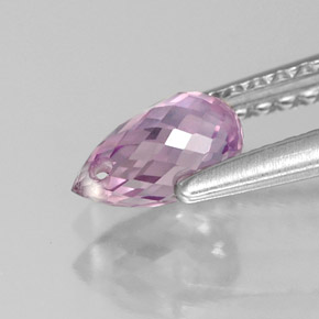 Sapphire Gemstone in 6.3 x 4 mm Size for Sale, Sapphire Stone in Purple Pink Color