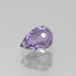 0.81 ct Violet Sapphire Gemstone, Sapphire Gem in Briolette with Hole Shape for Sale.