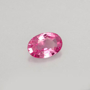 0.47 ct Pink Sapphire Stone, Natural Sapphire in Oval Facet Shape for Sale