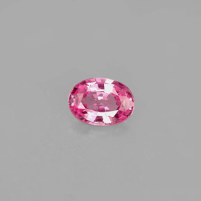 0.47 ct Pink Sapphire Gemstone, Sapphire Gem in Oval Facet Shape for Sale.