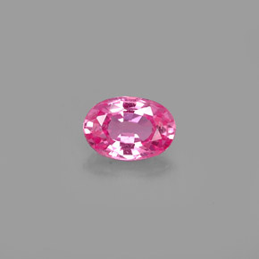 0.49 ct Pink Sapphire Gemstone, Sapphire Gem in Oval Facet Shape for Sale.