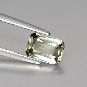 1.12 ct Green Sapphire Stone, Natural Sapphire in Octagon / Scissor Cut Shape for Sale