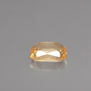 Sapphire Gemstone in 7 x 5 mm (calibrated) Size for Sale, Sapphire Stone in Light Orange Color