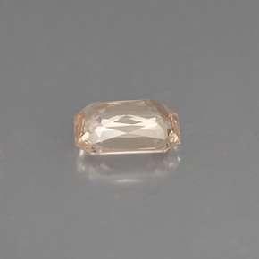 Sapphire Gemstone in 7 x 5 mm (calibrated) Size for Sale, Sapphire Stone in Light Orange Color