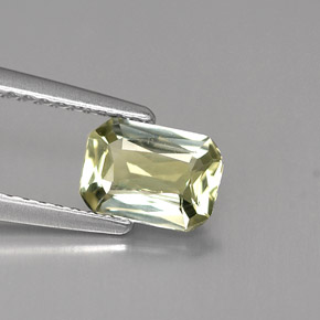 1.03 ct Green Sapphire Gemstone, Sapphire Gem in Octagon / Scissor Cut Shape for Sale.
