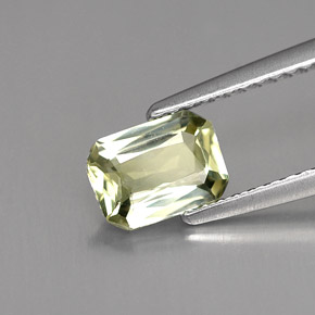 1.03 ct Green Sapphire Stone, Natural Sapphire in Octagon / Scissor Cut Shape for Sale