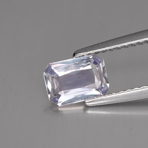 0.89 ct Violet Sapphire Gemstone, Sapphire Gem in Octagon / Scissor Cut Shape for Sale.