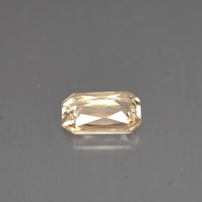 Sapphire Gemstone in 7 x 5 mm (calibrated) Size for Sale, Sapphire Stone in Light Orange Color