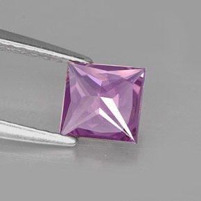 Sapphire Gemstone in 5.4 x 5.4 mm Size for Sale, Sapphire Stone in Pinkish Violet Color