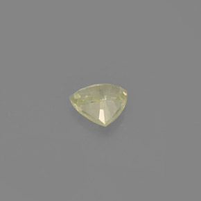 Sapphire Gemstone in 5.5 x 5.5 mm Size for Sale, Sapphire Stone in Yellowish Green Color