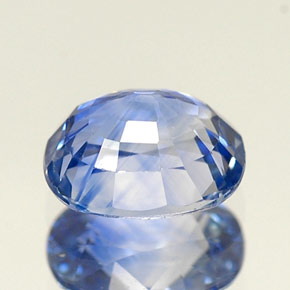 Sapphire Gemstone in 6.8 x 5.5 mm Size for Sale, Sapphire Stone in Light Blue Color