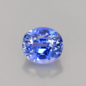 1.02 ct Blue Sapphire Gemstone, Sapphire Gem in Oval Facet Shape for Sale.