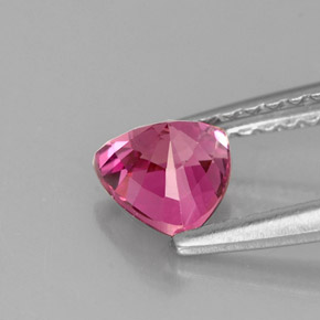 Sapphire Gemstone in 5 x 5 mm (calibrated) Size for Sale, Sapphire Stone in Purple Pink Color