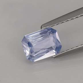 0.77 ct Violet Sapphire Gemstone, Sapphire Gem in Octagon / Scissor Cut Shape for Sale.
