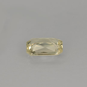 Sapphire Gemstone in 7 x 5 mm (calibrated) Size for Sale, Sapphire Stone in Light Yellow Color