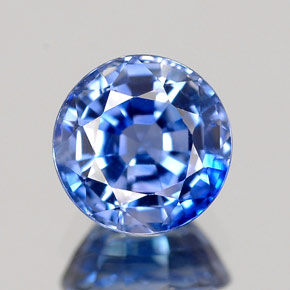 1.83 ct Blue Sapphire Gemstone, Sapphire Gem in Round Facet Shape for Sale.
