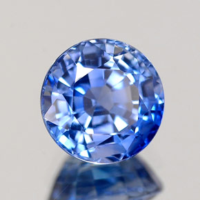 1.83 ct Blue Sapphire Stone, Natural Sapphire in Round Facet Shape for Sale