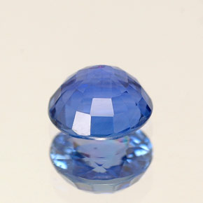 Sapphire Gemstone in 6 mm (calibrated) Size for Sale, Sapphire Stone in Cornflower Blue Color