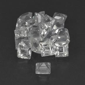 Sapphire Gemstones in 2.3 x 2.3 mm Size for Sale, Sapphire Stones in Clear White Color