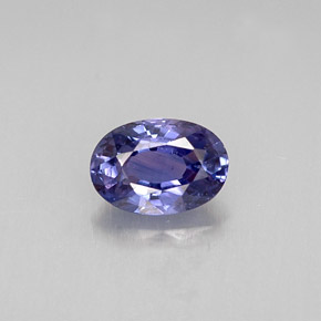 0.57 ct Blue Sapphire Gemstone, Sapphire Gem in Oval Facet Shape for Sale.