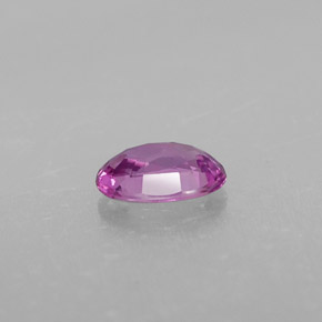Sapphire Gemstone in 6.1 x 4.2 mm Size for Sale, Sapphire Stone in Pinkish Purple Color