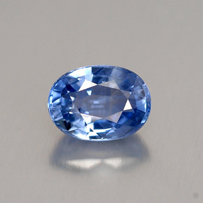1.00 ct Blue Sapphire Gemstone, Sapphire Gem in Oval Facet Shape for Sale.